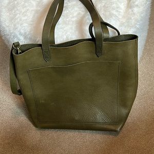 Madewell leather medium tote